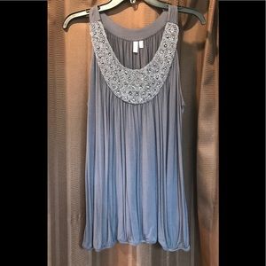 EUC embellished sleeveless top by Madison